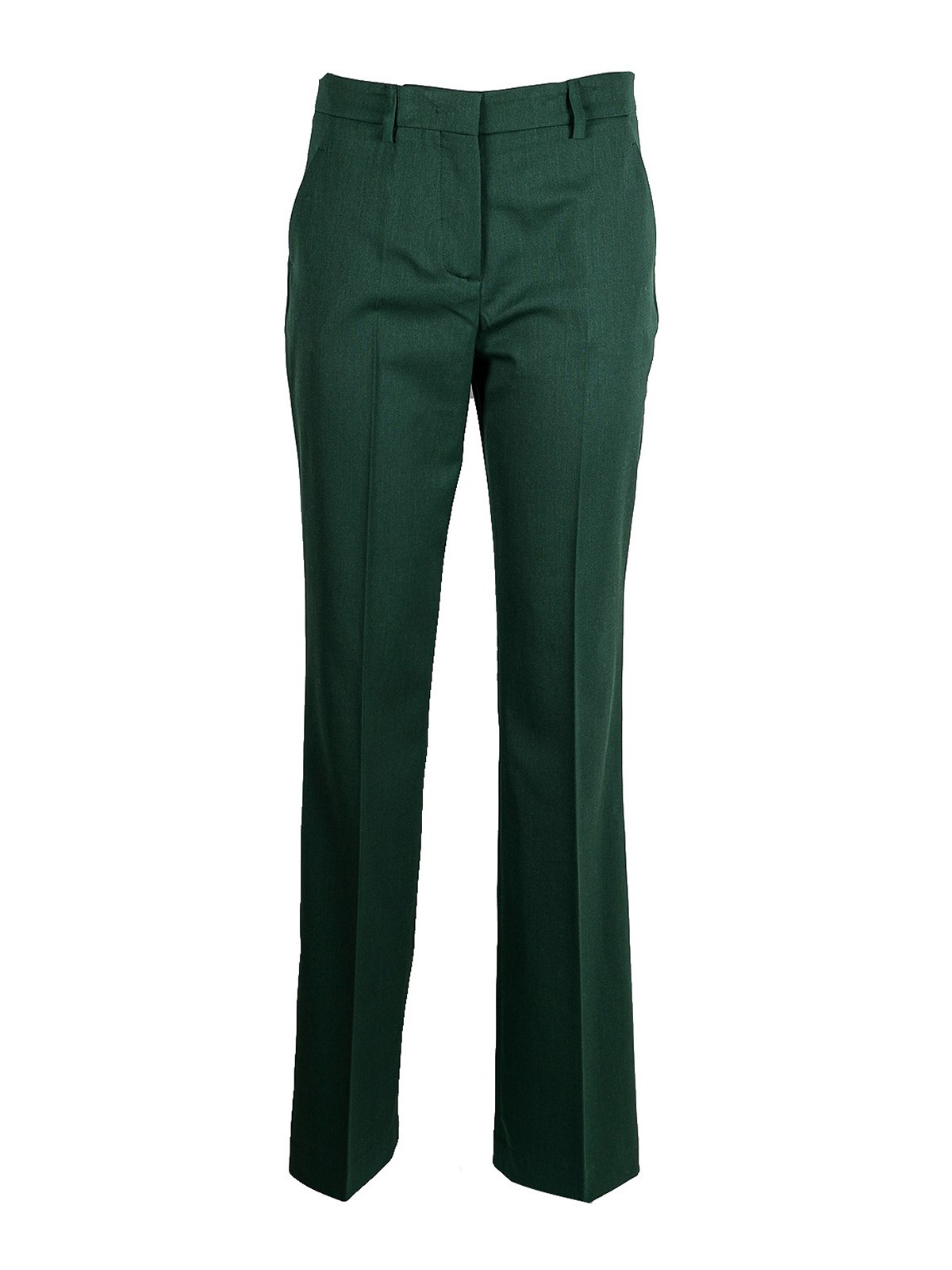 Wool blend trousers