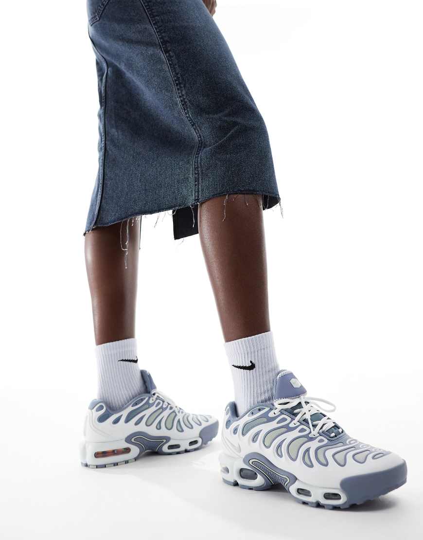 Air Max Plus Drift sneakers in white and silver