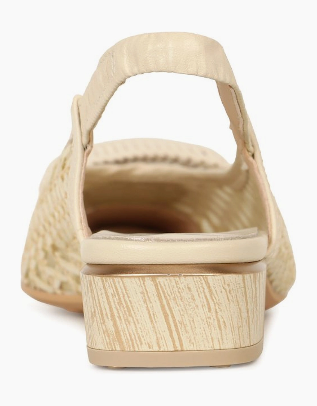 Hispanitas Women's Azucena Womens Low Heeled Slingbacks - Tan
