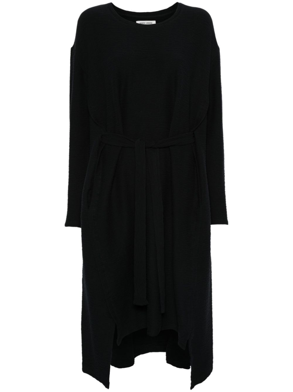 Tape midi dress - Black