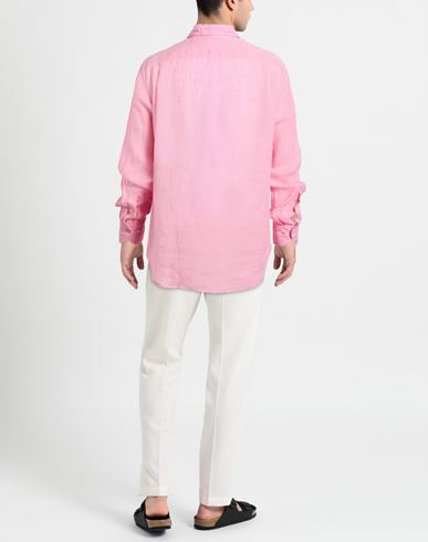 Stenströms Man Shirt Pink Size S Linen