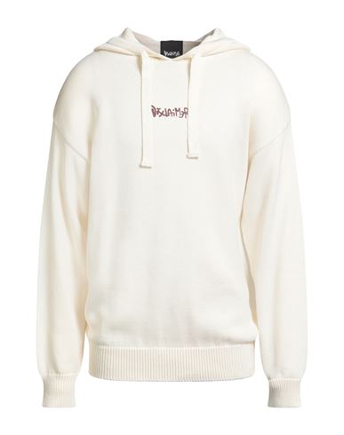 Man Sweater Ivory Size XL Cotton, Acrylic
