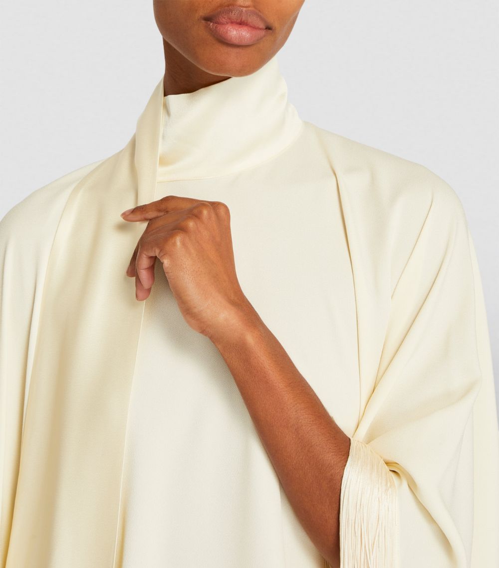 Fringed Mrs Ross Kaftan Dress