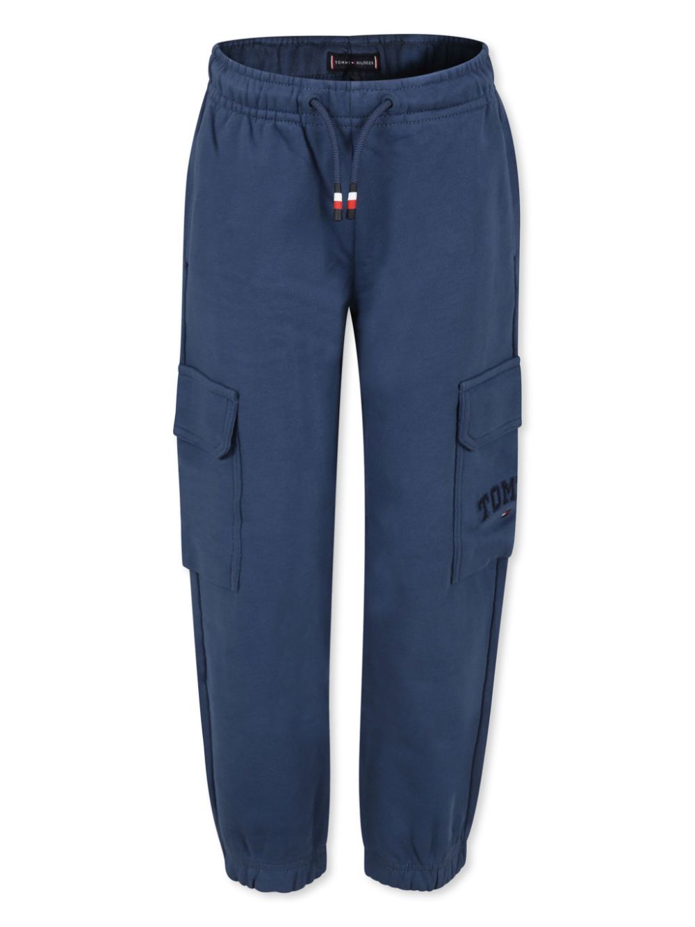 Logo-embroidered track pants - Blue