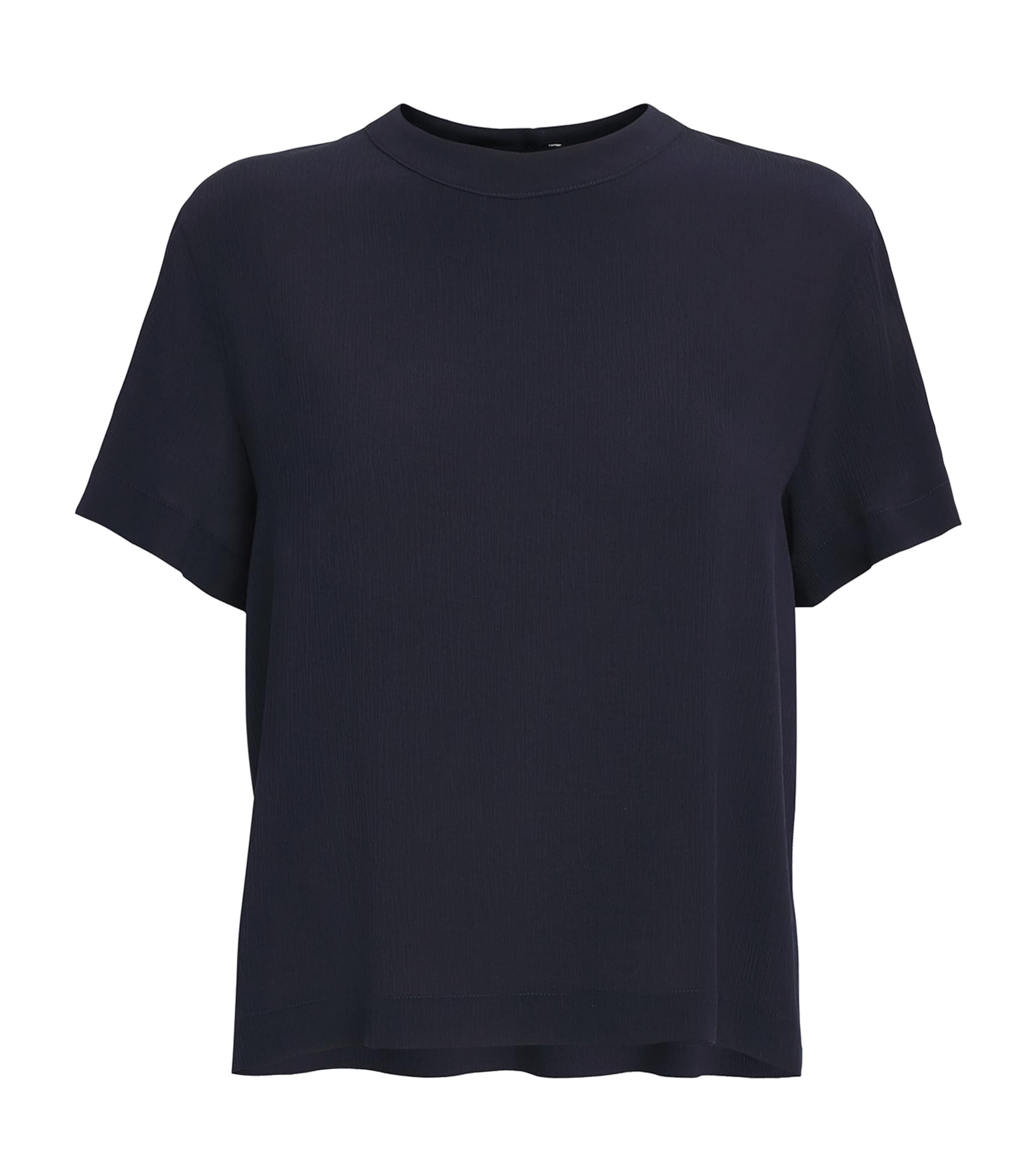 Silk Shirred Top