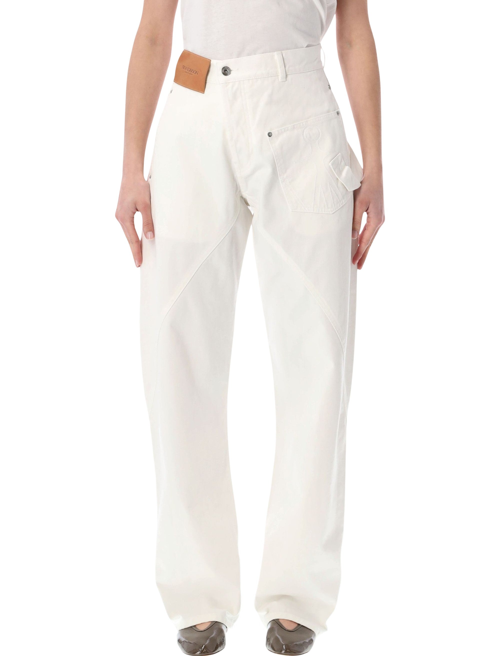 WOMENS TWISTED WORKWEAR DENIM JEANS