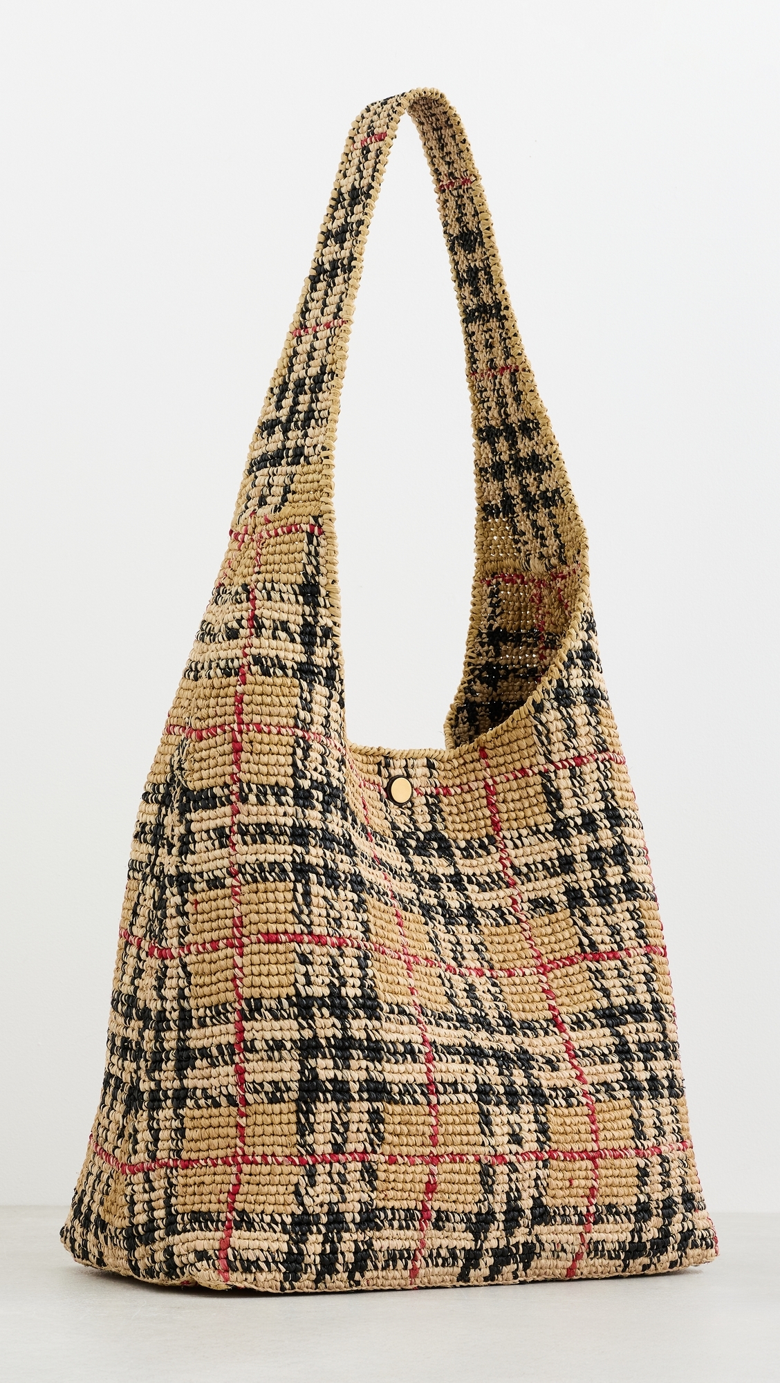 Margate Large Raffia Hobo Bag Sand One Size