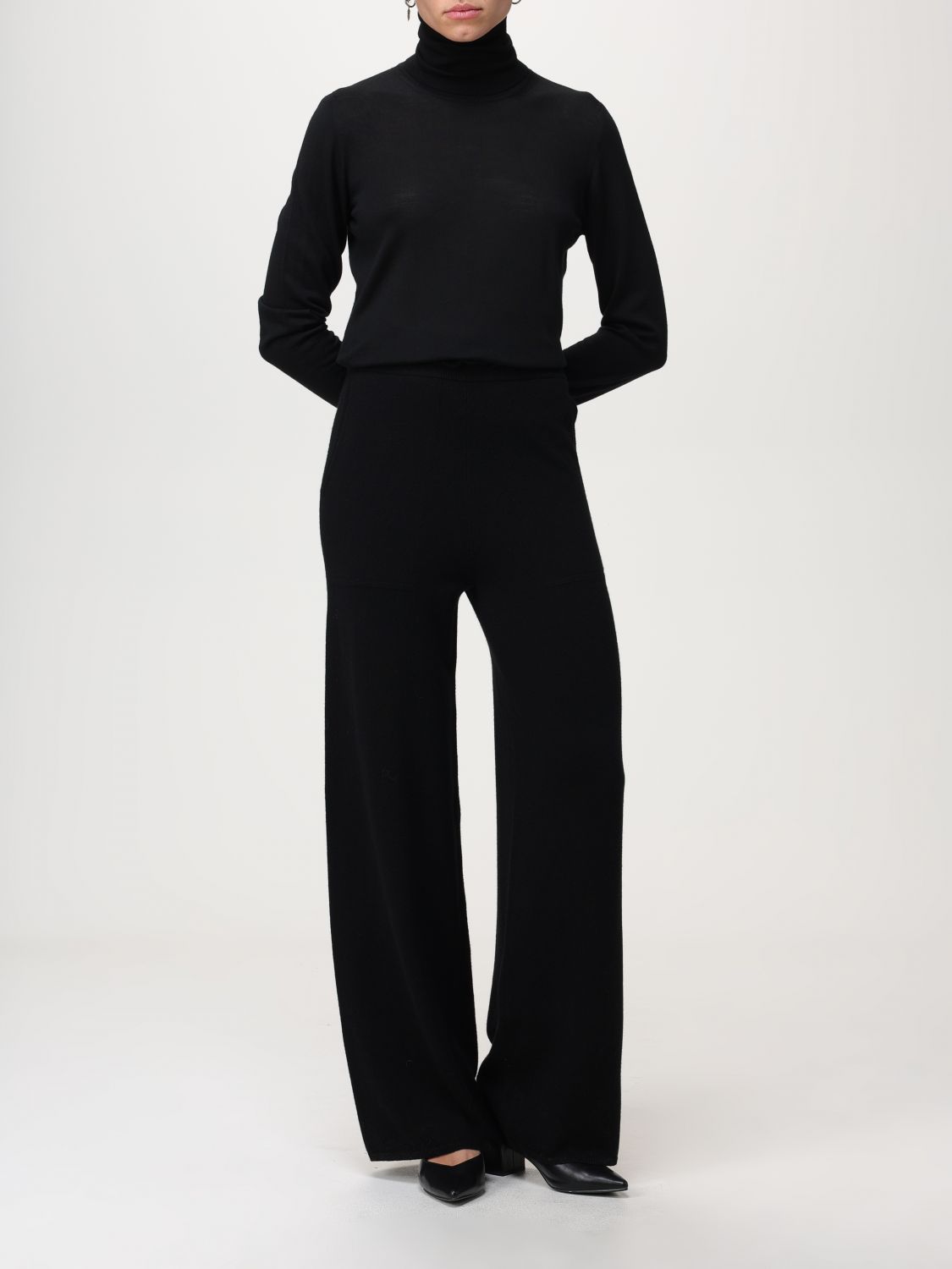 Wool and cashmere pants