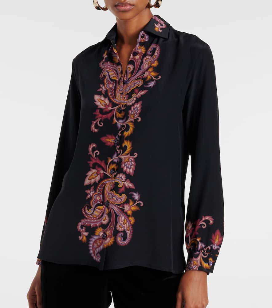 Paisley silk shirt