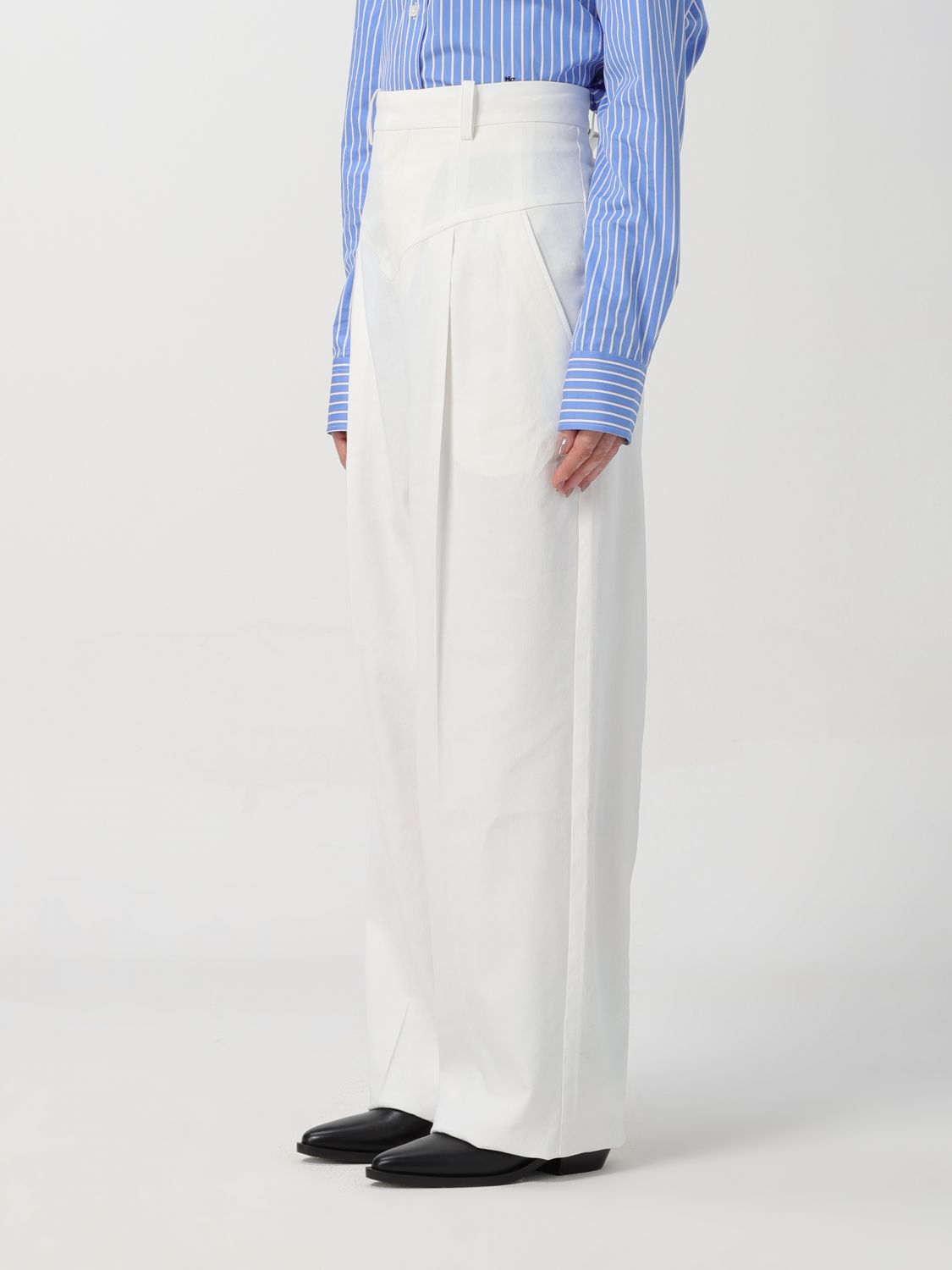 Pants Woman color White
