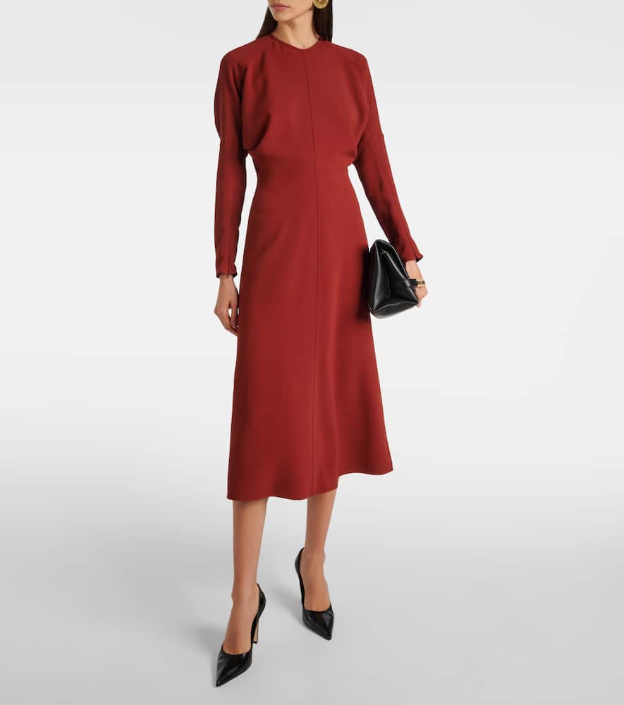 Dolman cady midi dress