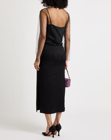 Woman Top Black Size 4 Polyamide