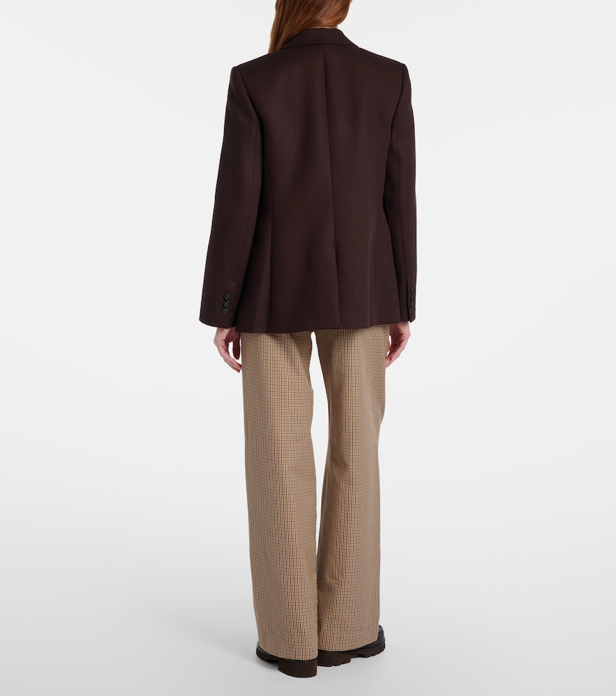 Camille cotton-blend wide-leg pants