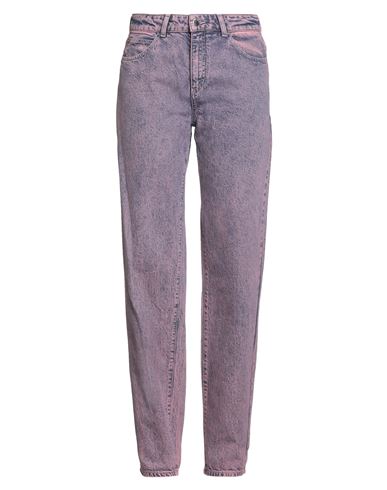 Woman Jeans Pink Size 28 Cotton, Lyocell, Elastane