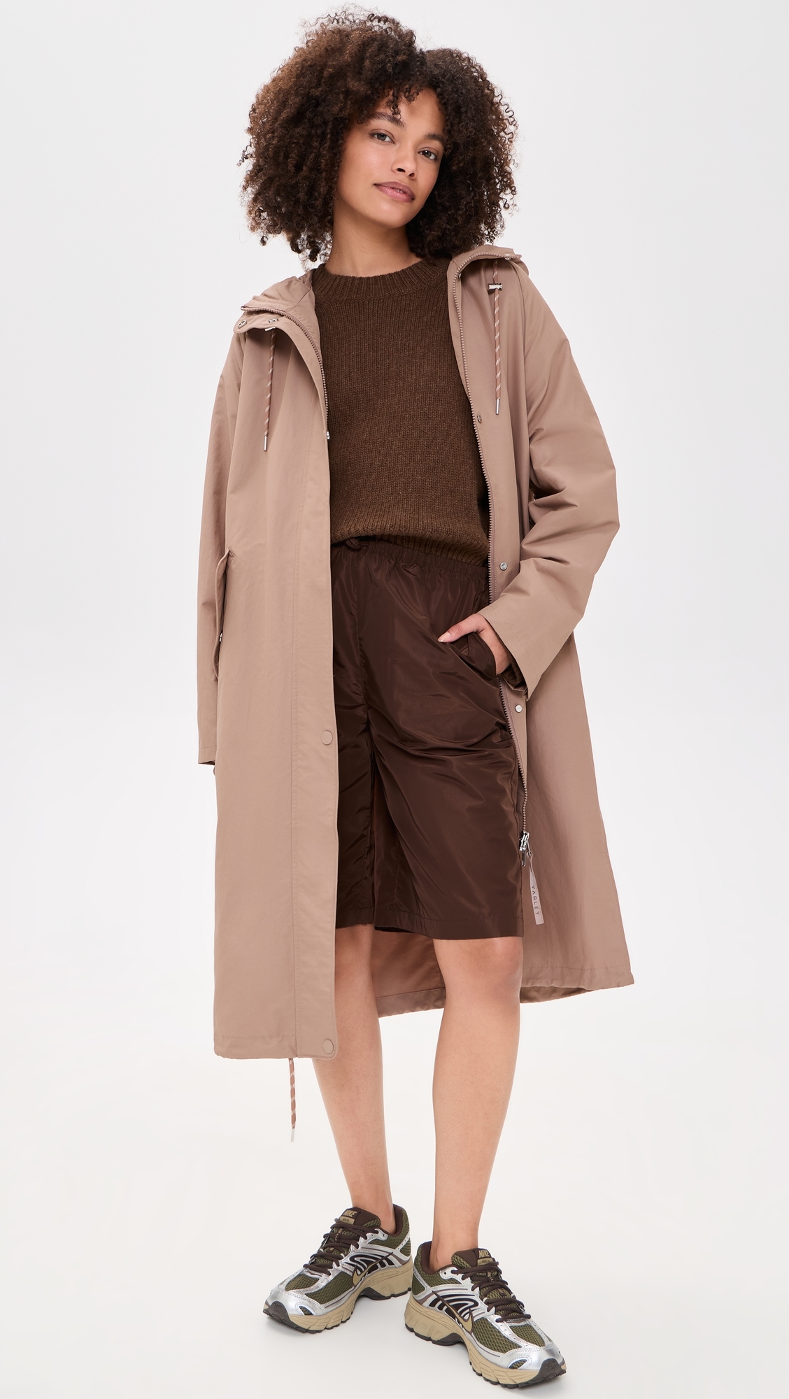 Midi Rain Jacket Brownie