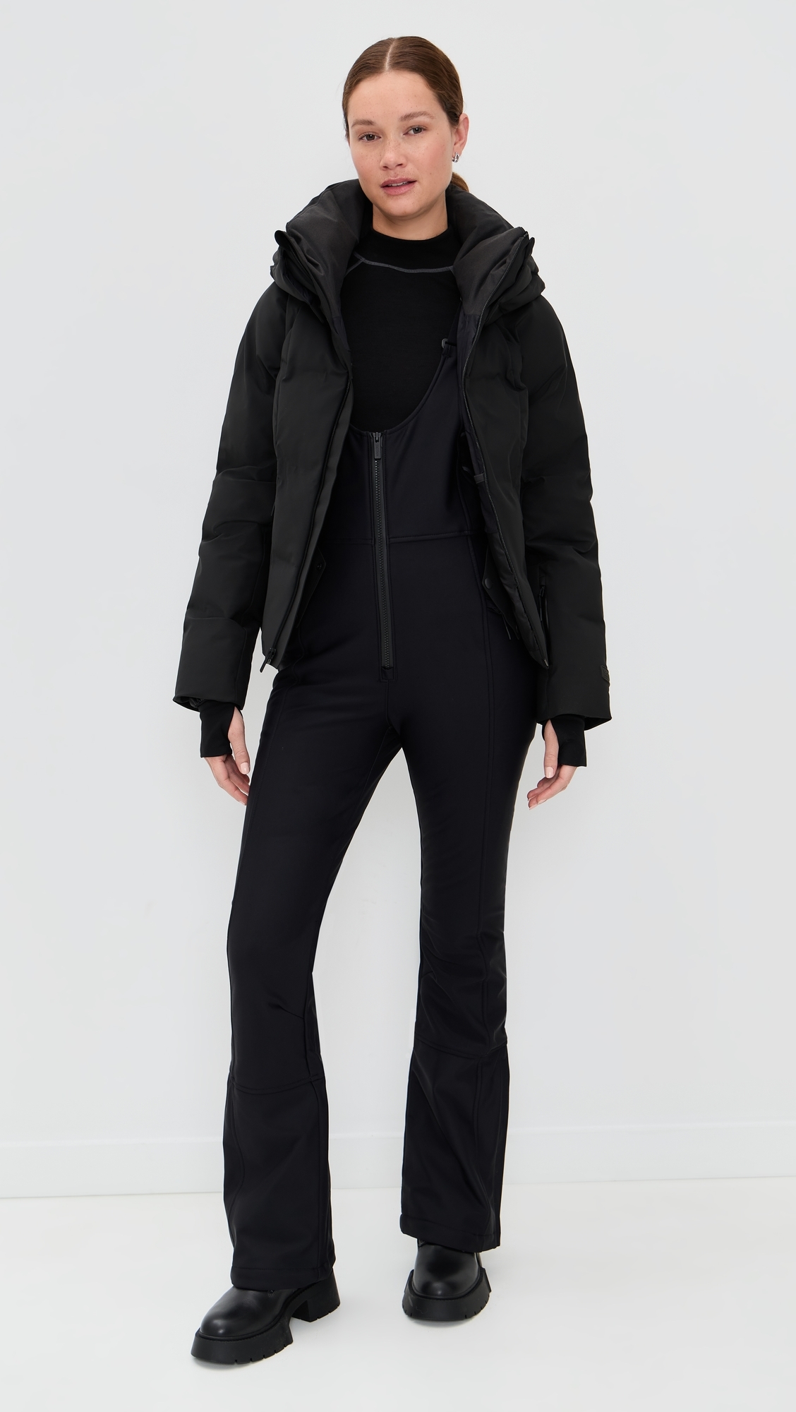 Georgie Puffer Jacket Black