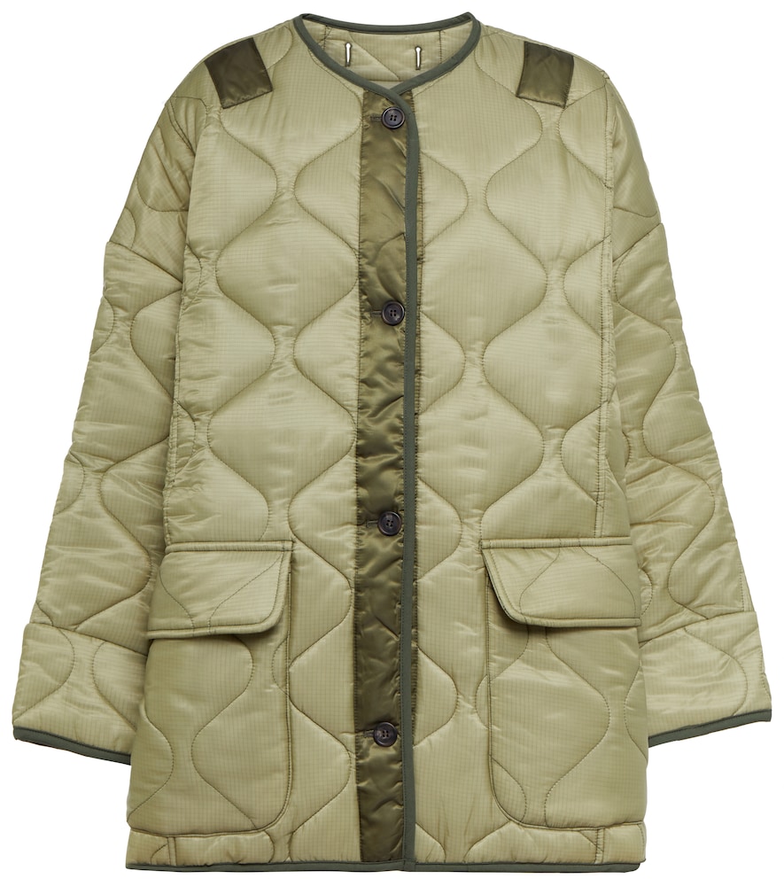 The Frankie Shop Teddy oversized quilted jacket