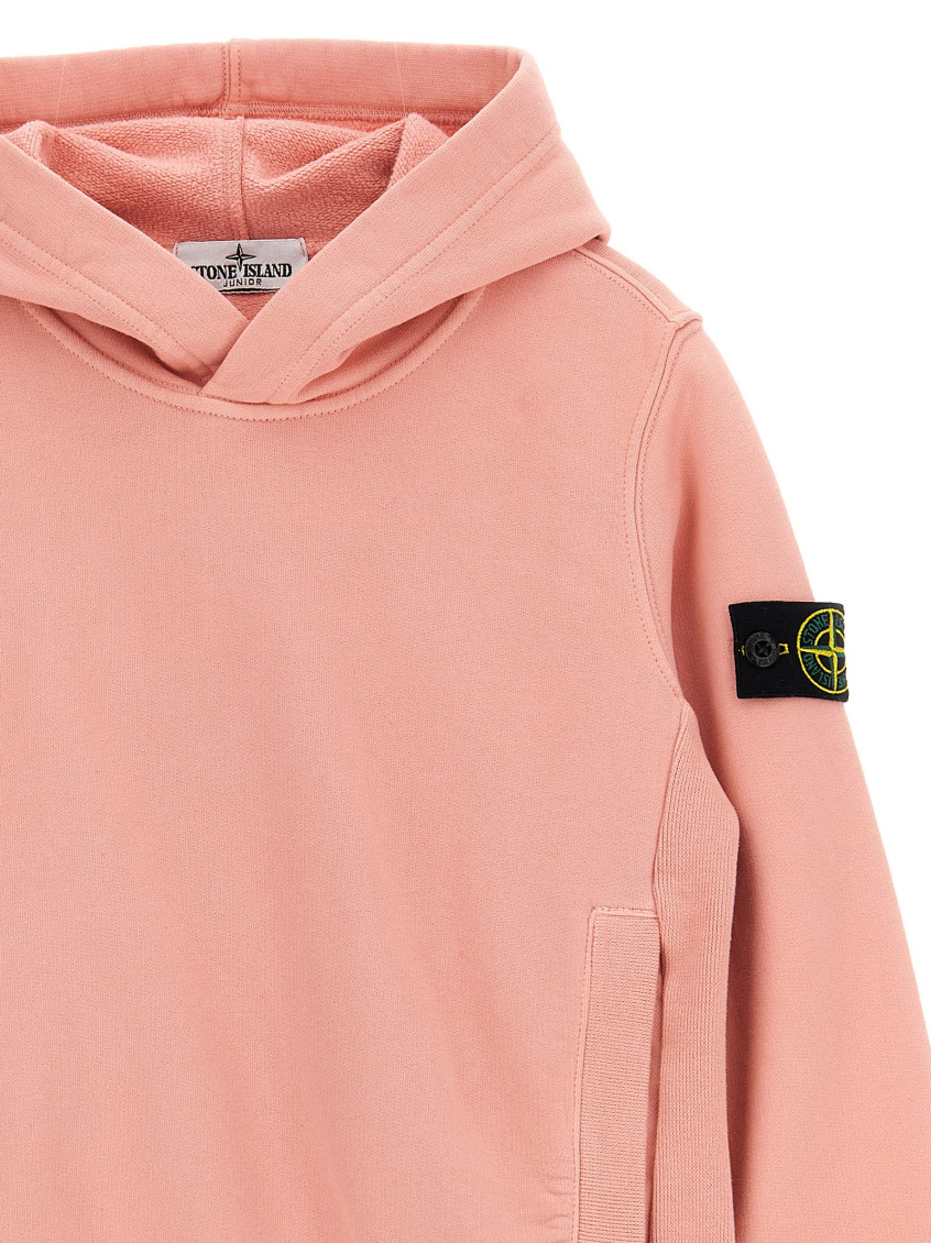 Boys Pink Logo Hoodie