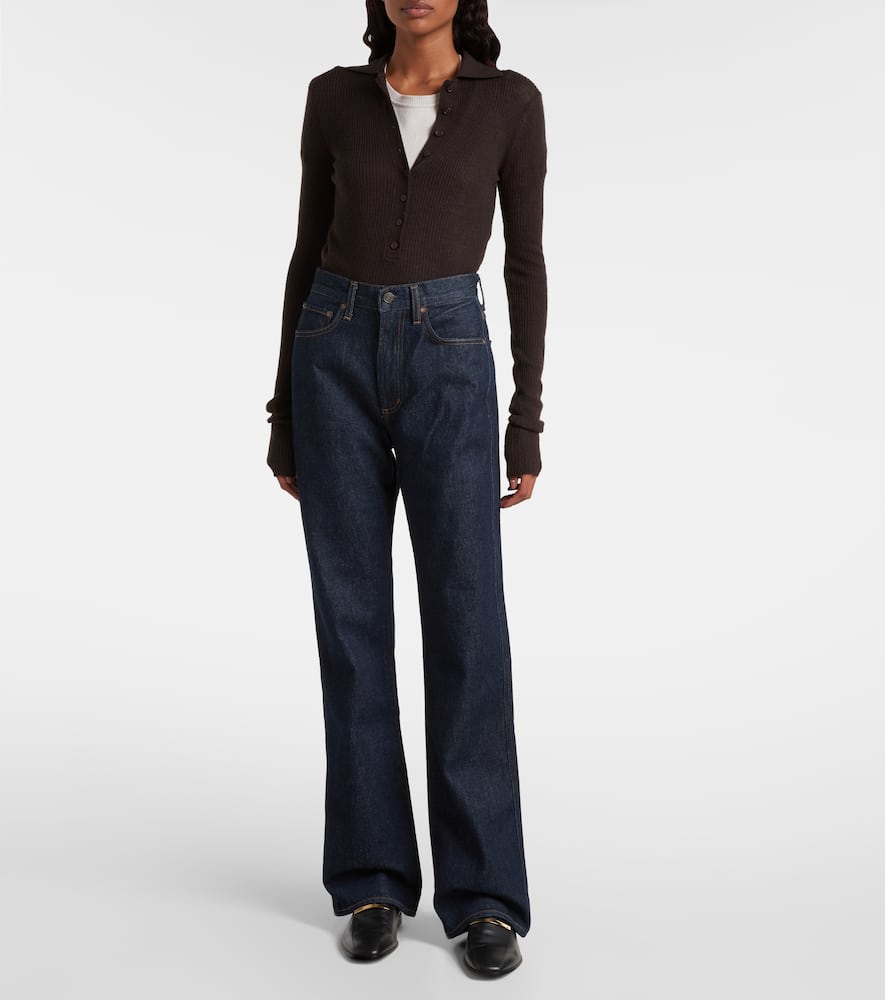 Leena mid-rise flared jeans