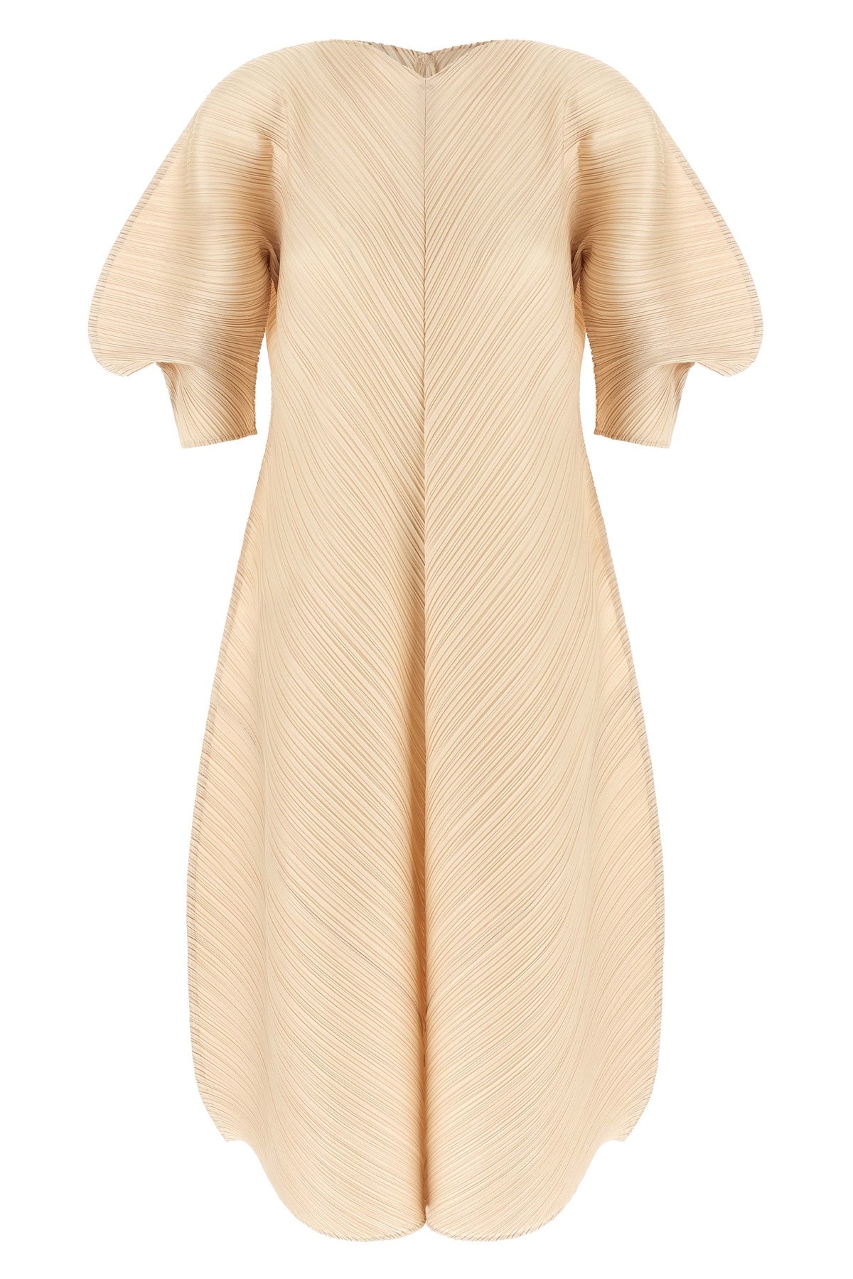 Sculptural Sleeve Dress