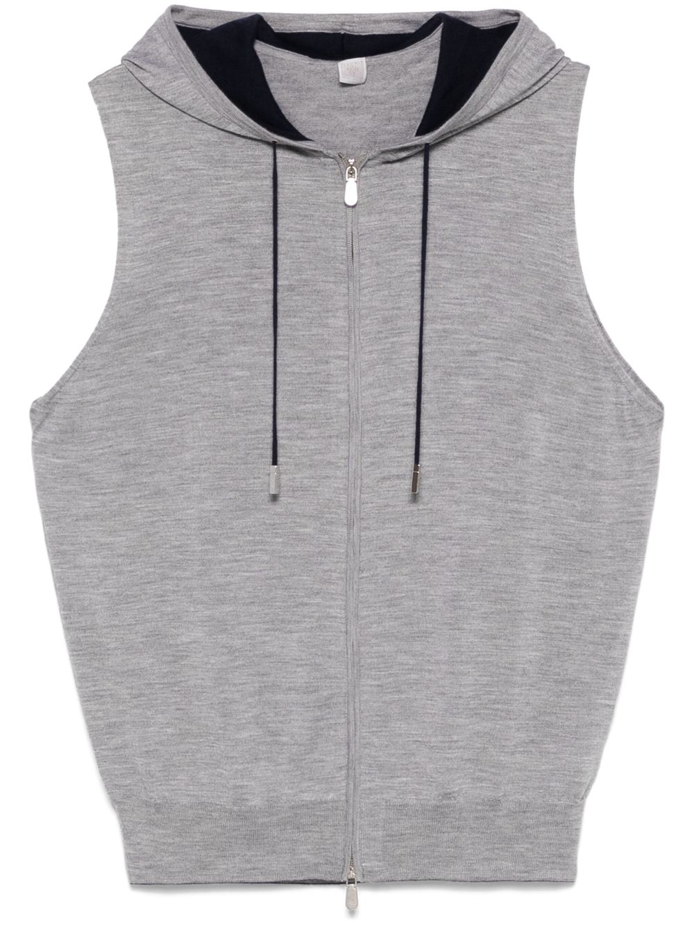 Hooded vest - Grey