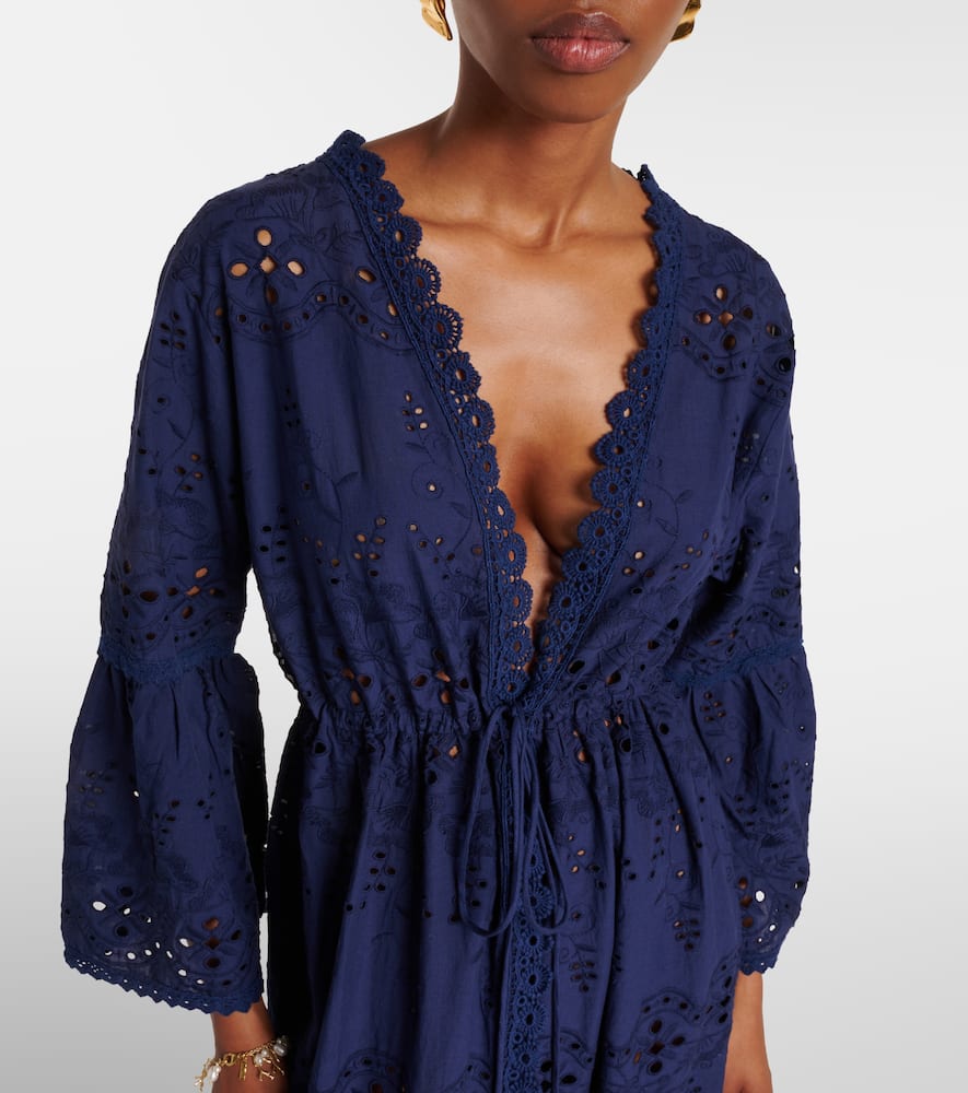 Melissa Odabash Tallulah broderie anglaise cotton kaftan