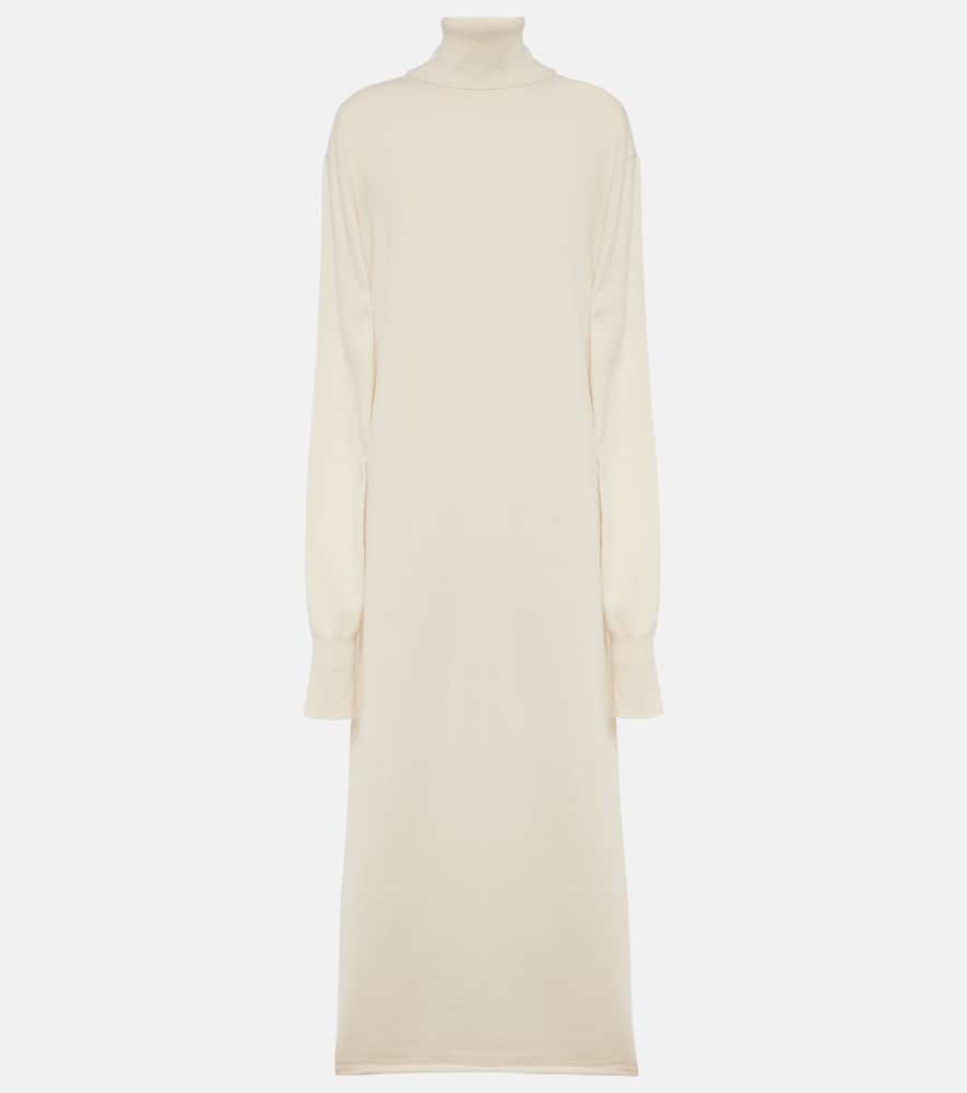 Knitted cashmere midi dress