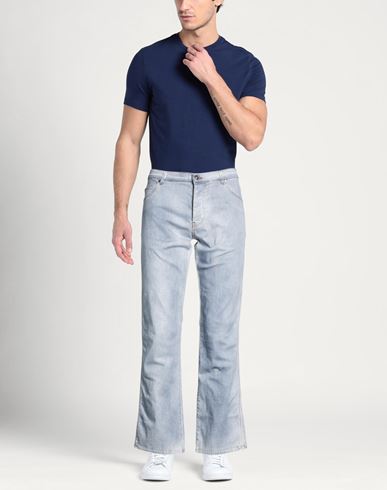 Man Jeans Blue Size S Cotton, Elastane