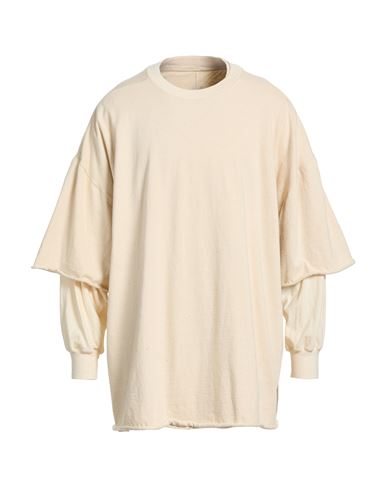 Man Sweatshirt Ivory Size ONESIZE Cotton