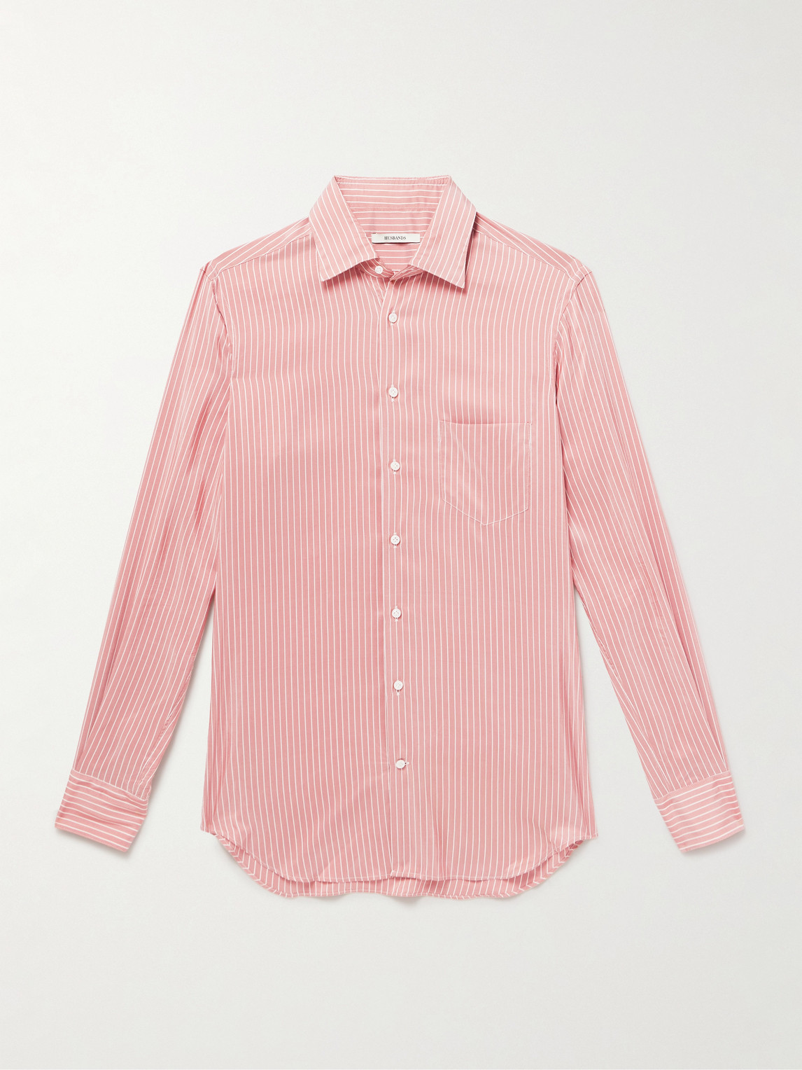 Striped Silk-Poplin Shirt