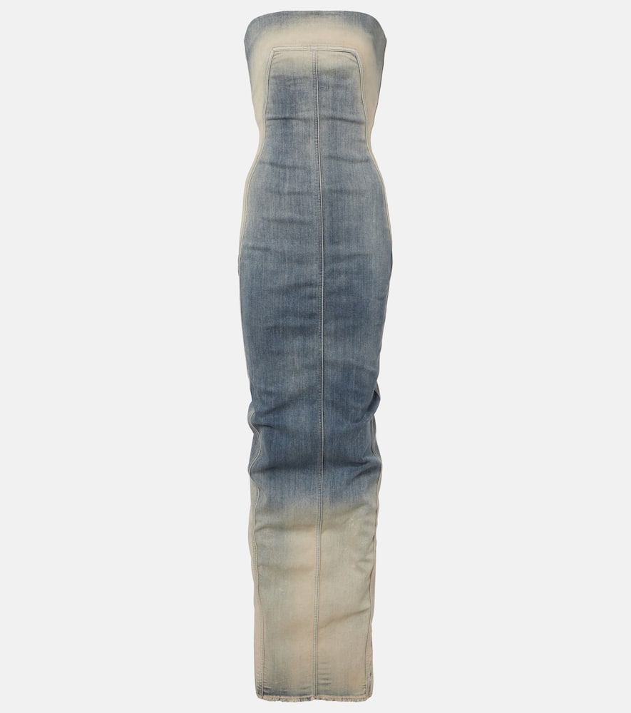 Denim bustier dress