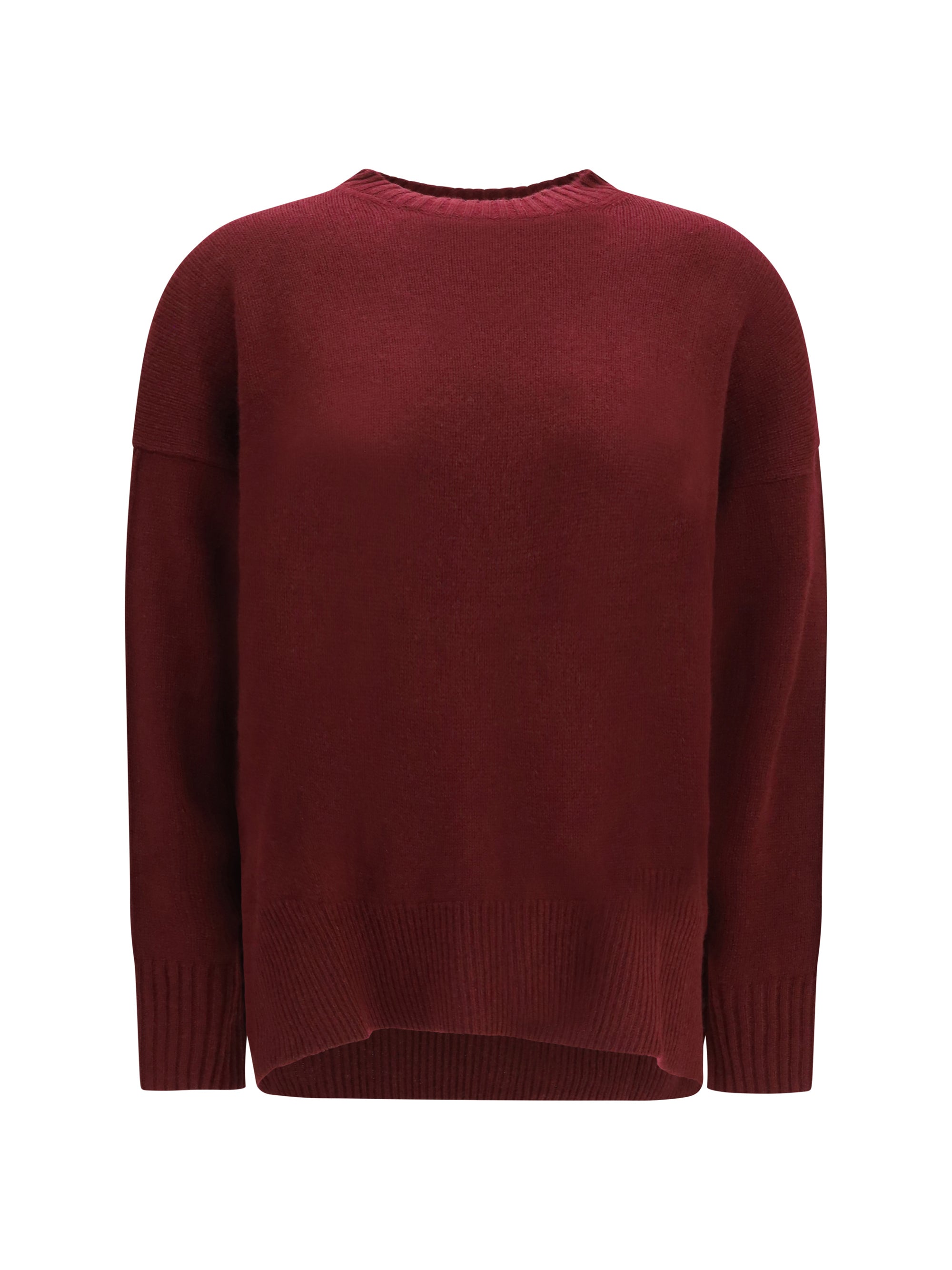 Cashmere Crewneck Sweater — Red