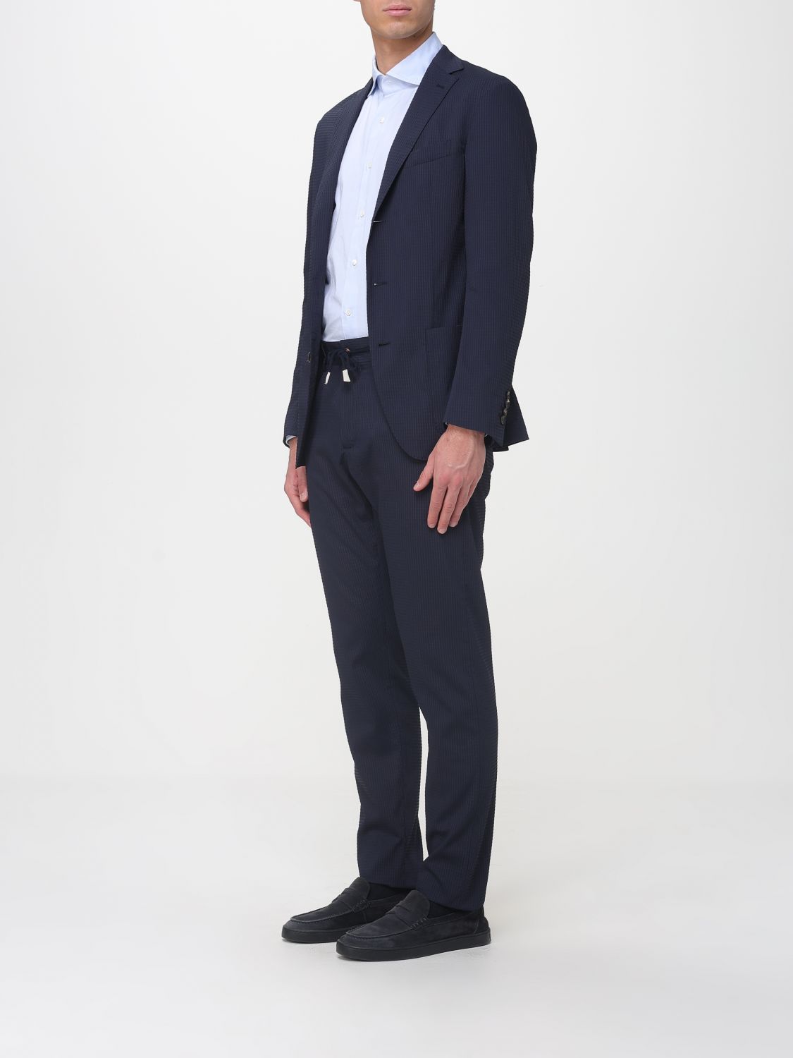 Suit Men color Blue