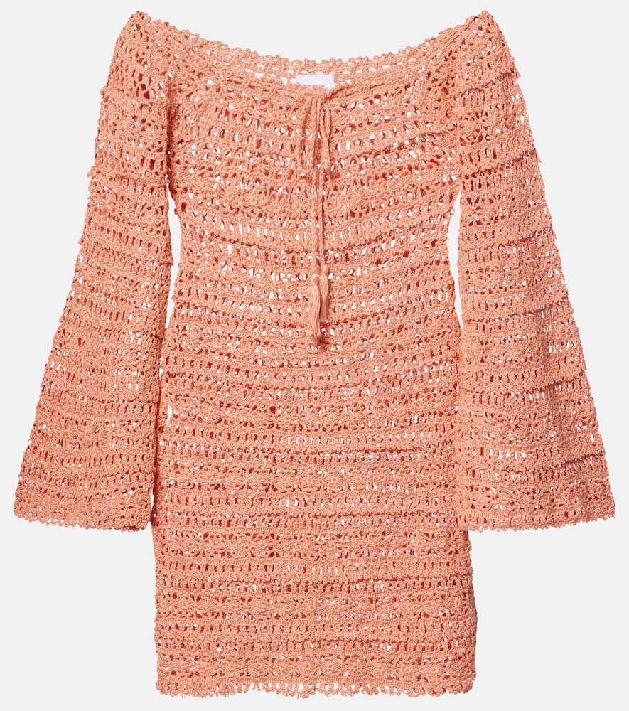 Bella crochet cotton minidress