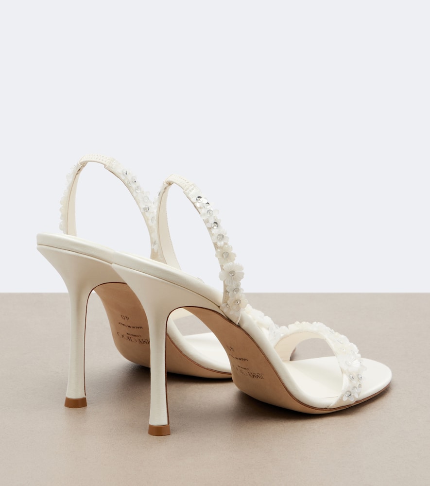 Jenn embellished slingback sandals