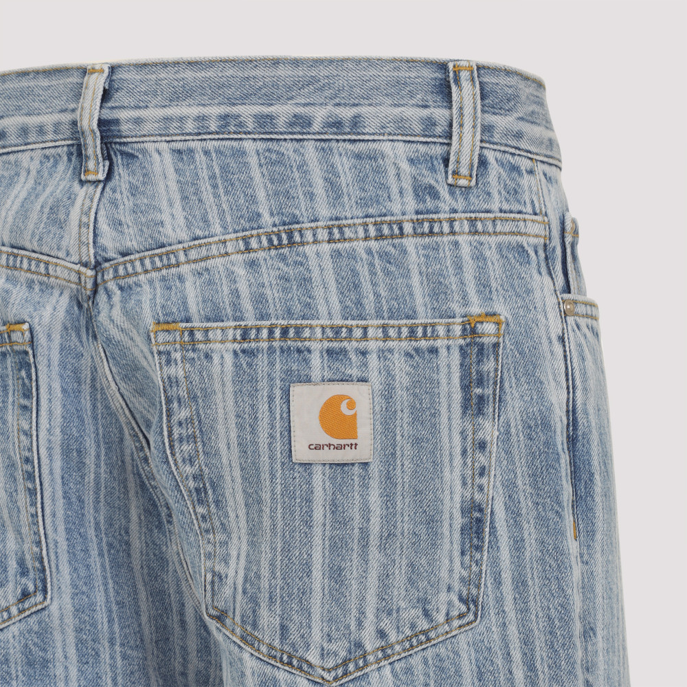 Light Blue Straight Leg Jeans