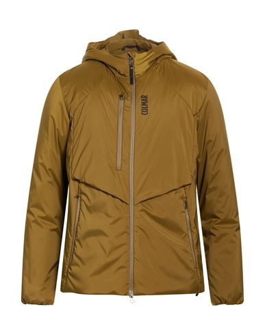 Man Puffer Mustard Size 40 Polyester, Elastane