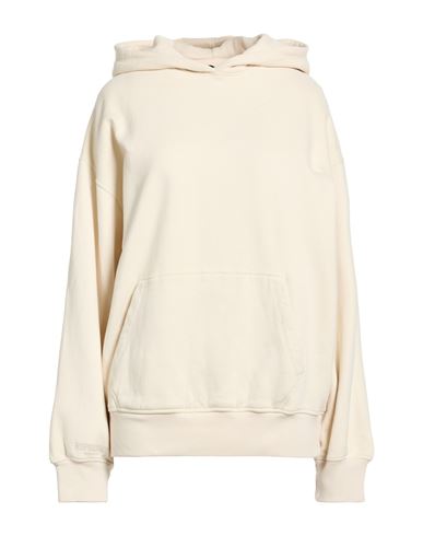 Woman Sweatshirt Beige Size S Cotton
