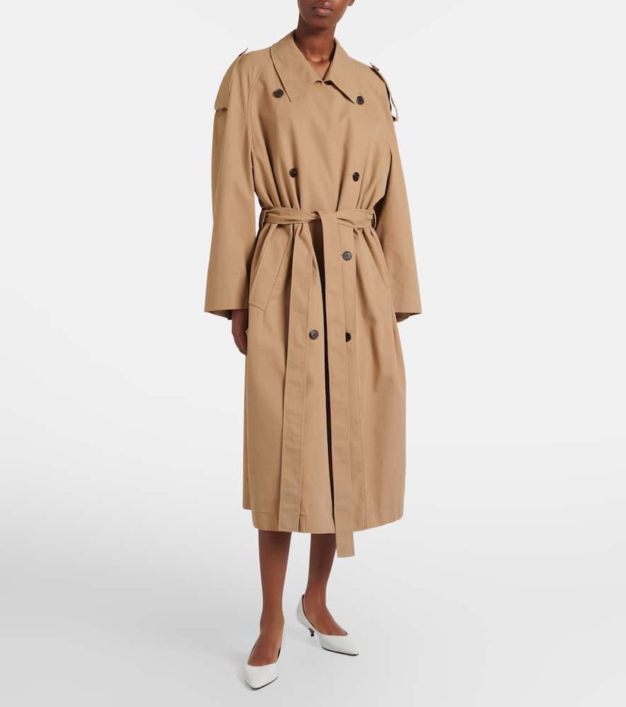Dester cotton and cashmere trench coat