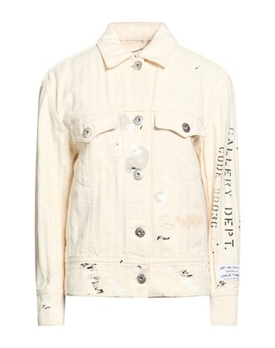 Gallery Dept. X Woman Denim outerwear Cream Size 6 Cotton