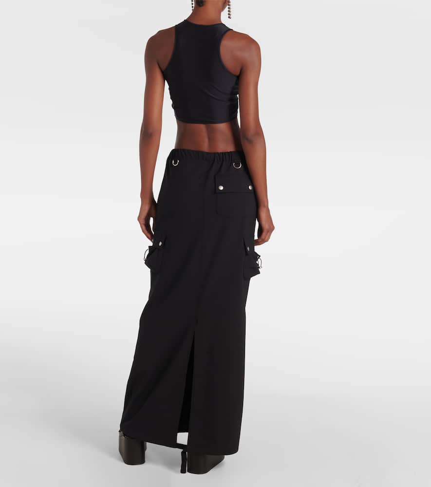 Cargo maxi skirt