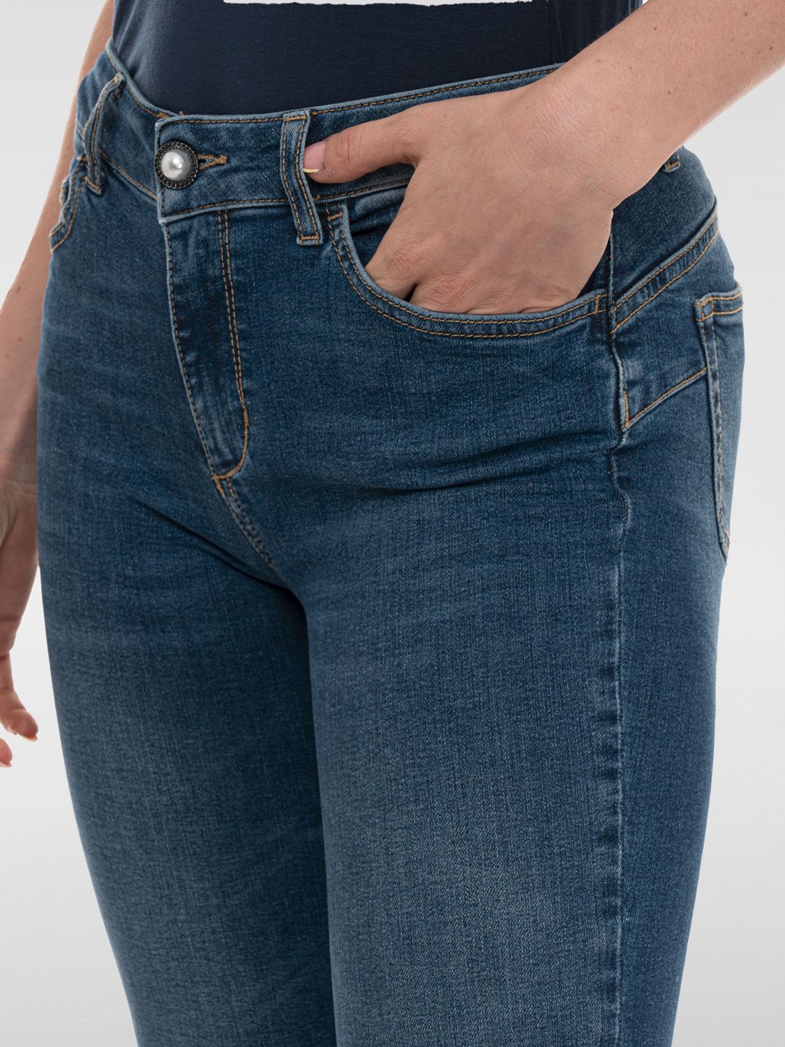 Jeans Woman color Denim