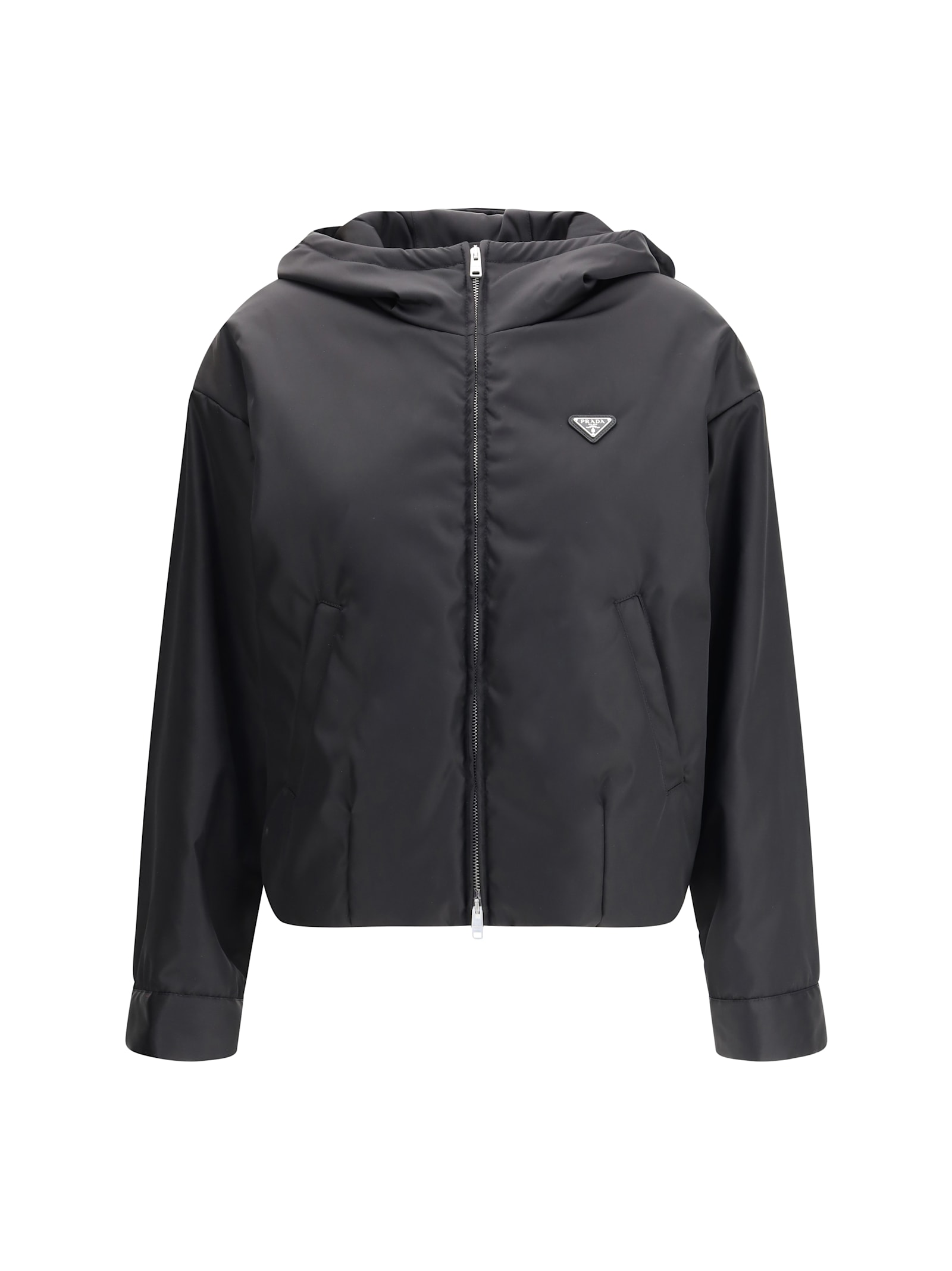 Black Re-nylon Padded Jacket
