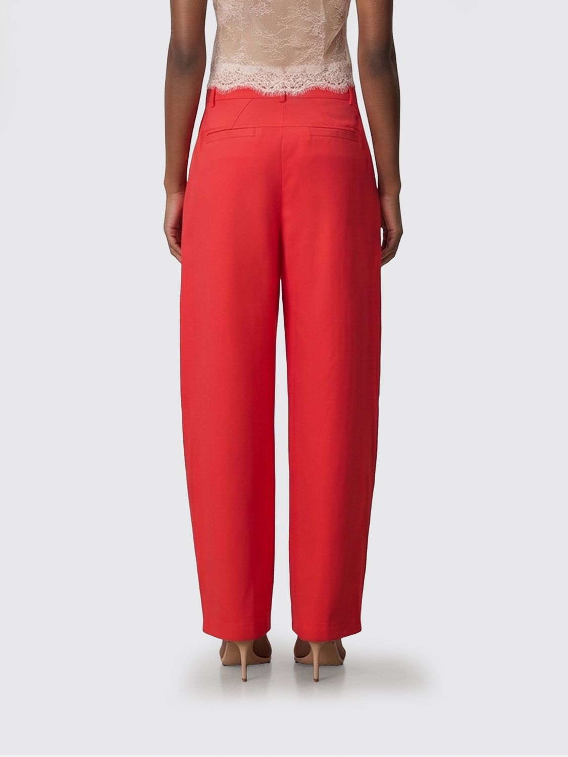 Pants Woman color Red