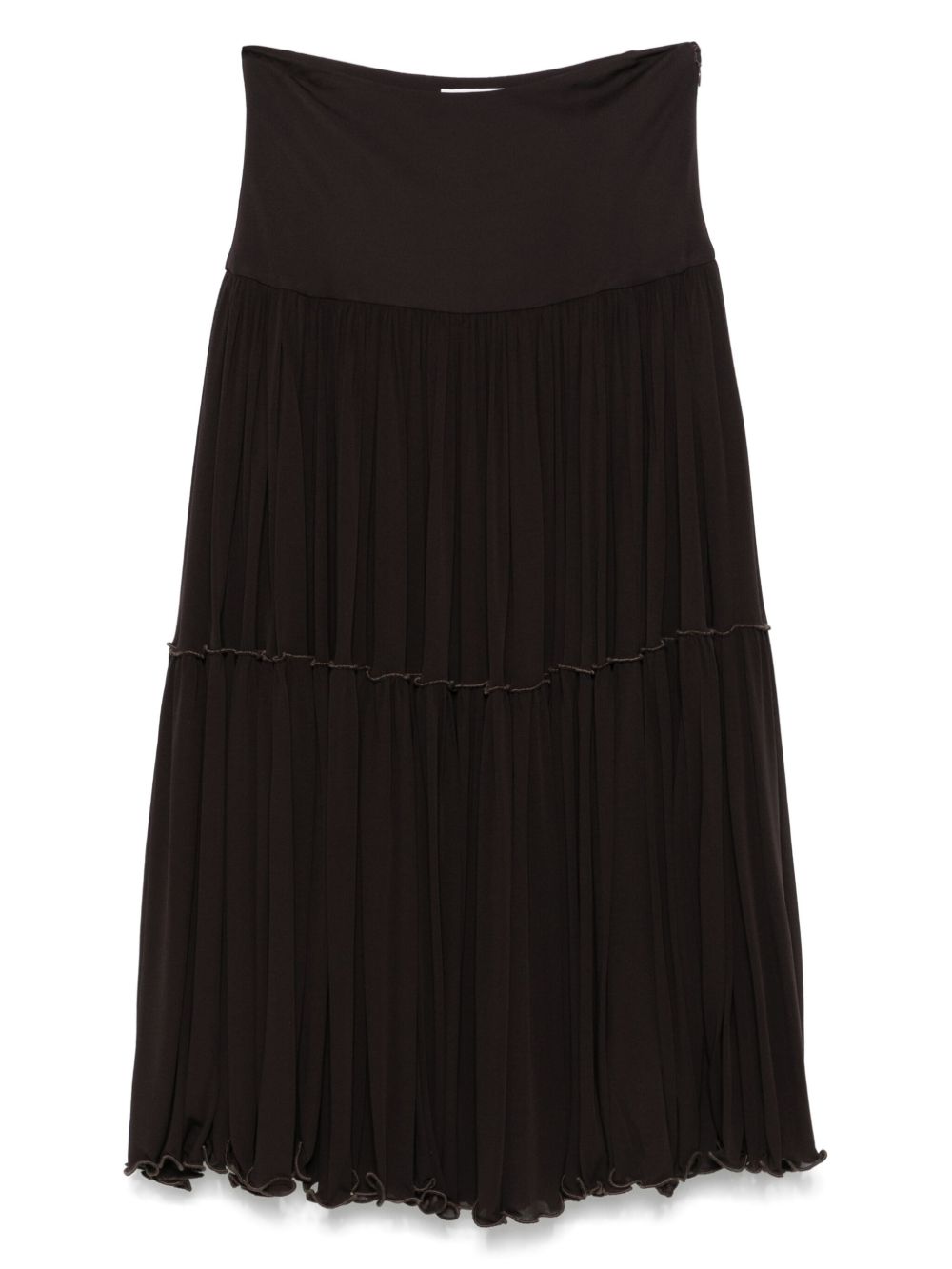 Panelled skirt - Brown