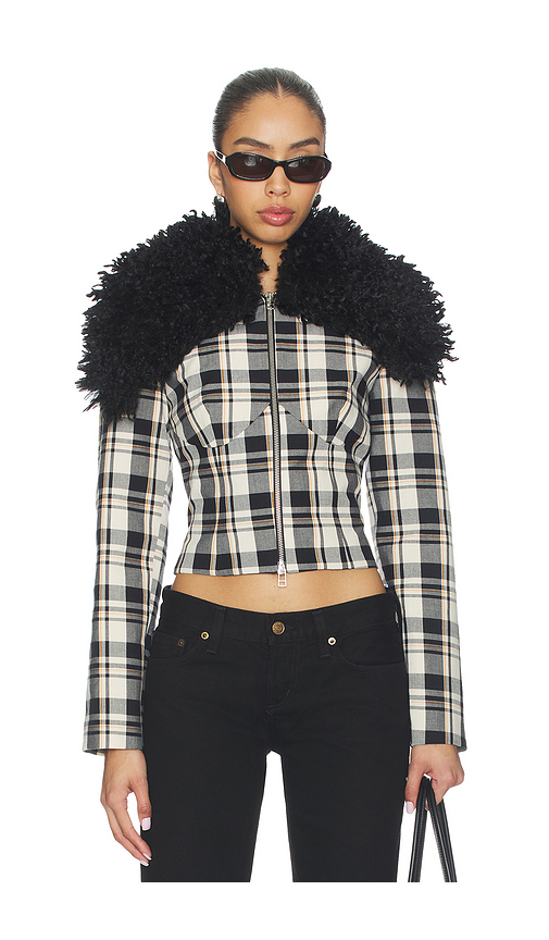 LADO BOKUCHAVA Moriyama Jacket in Black. S. Also in XS