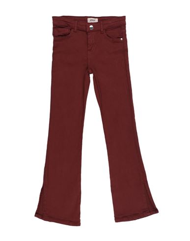Kid Girl Jeans Brown Size 11 Cotton, Elastane