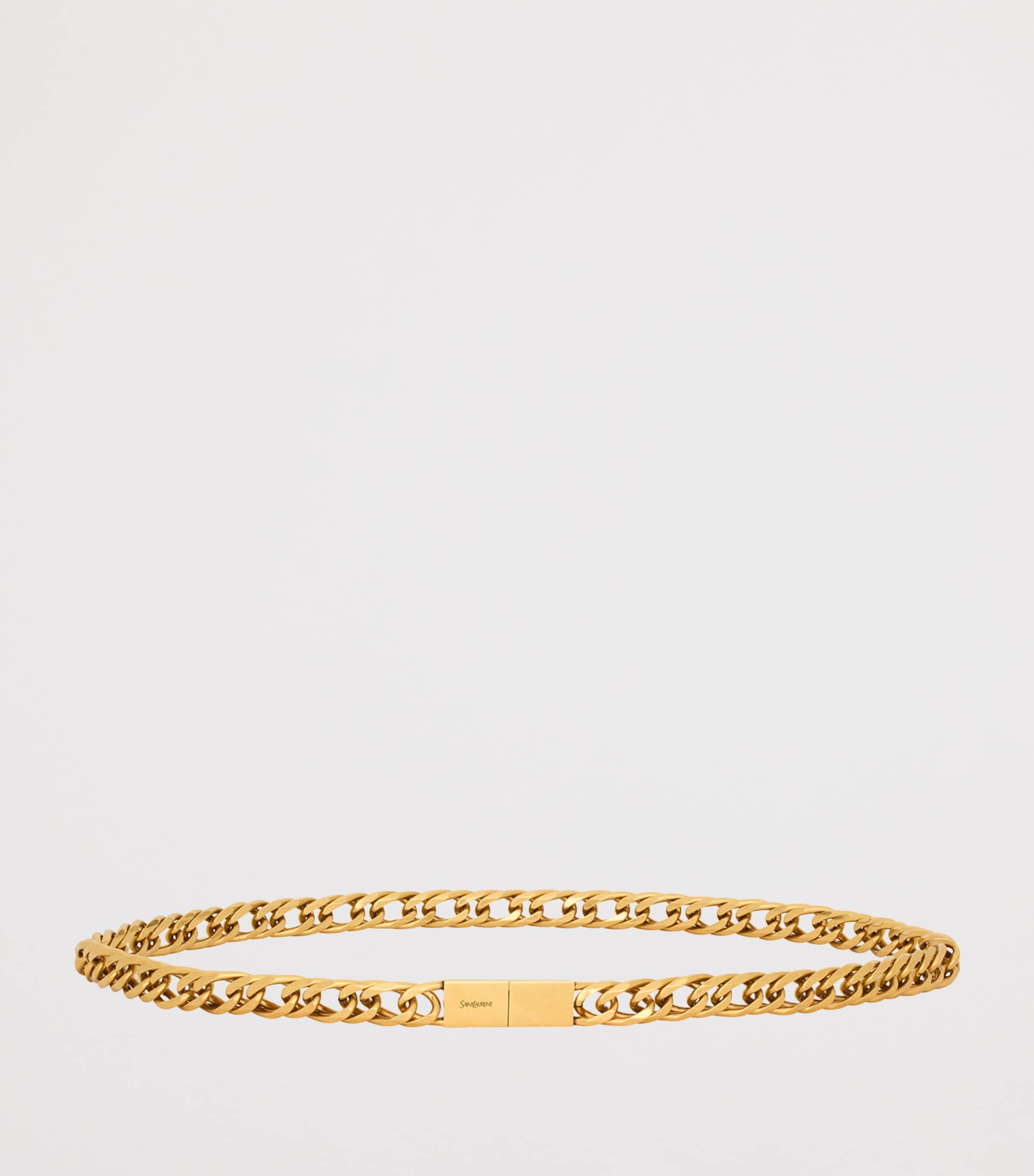 Saint Laurent Thin Chain Belt