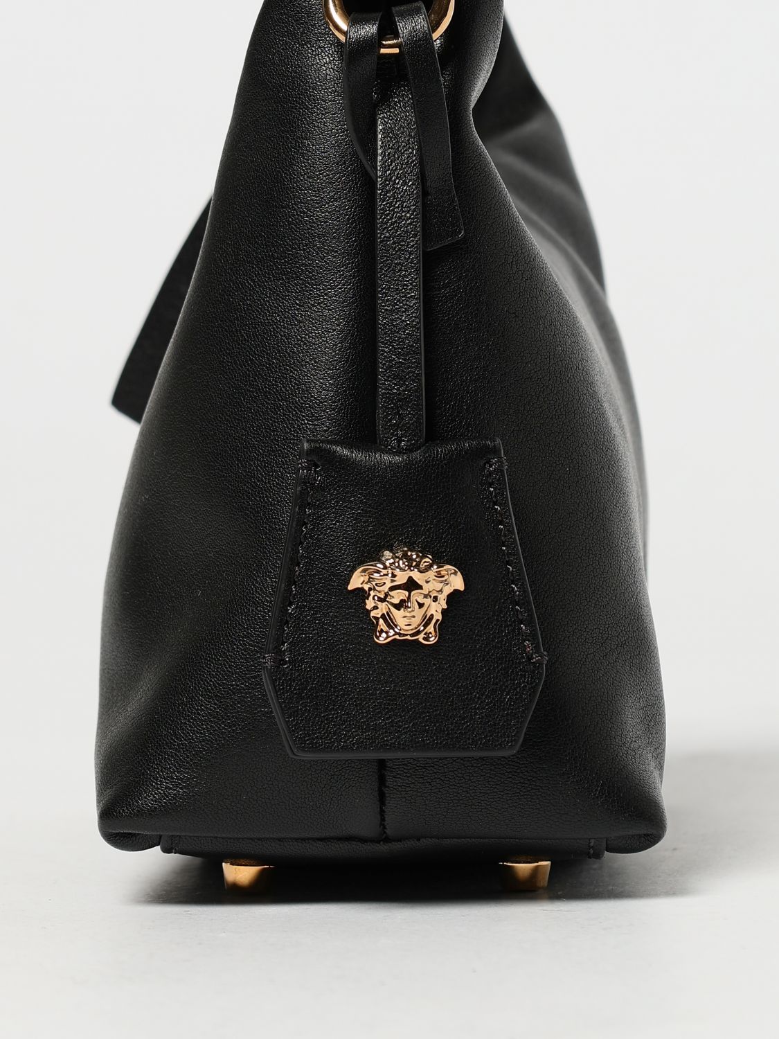 Leather tote bag - Yellow