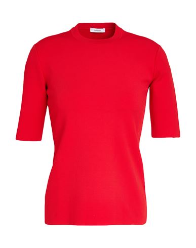 Woman Sweater Tomato red Size XL Viscose, Polyester, Polyamide, Elastane